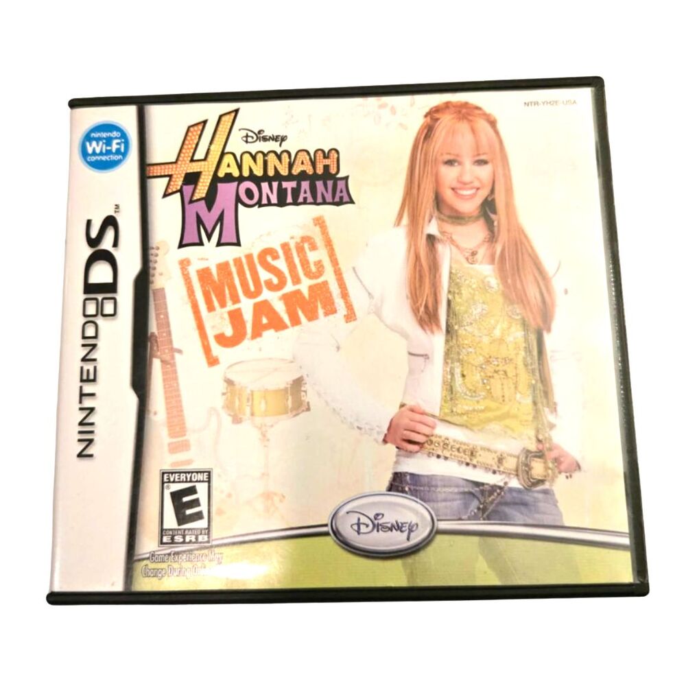 Hannah Montana Music Jam Nintendo DS 3DS Video Game (CIB) Tested